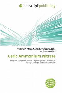Ceric Ammonium Nitrate