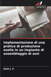 Implementazione di una pratica di produzione snella in un impianto di assemblaggio di assi