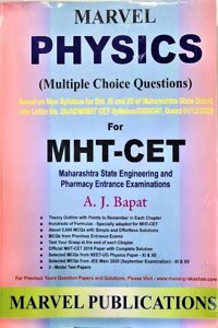 Marvel Physics MCQs for MHT-CET - 2022-23/4th.Ed. - English Medium [paperback] A. J. Bapat [Sep 12, 2022]...