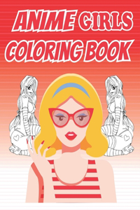 Anime Girls Coloring Book