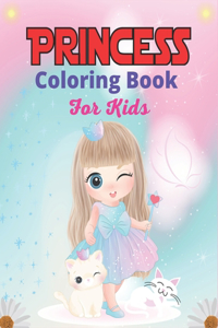 PRINCESS Coloring Book For Kids
