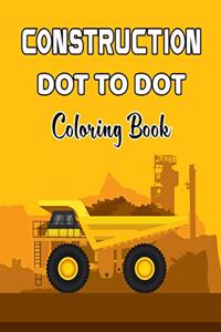Construction Dot To Dot Coloring Book