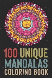 100 Unique Mandala Coloring Book