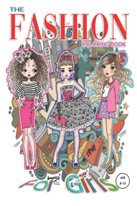 Fashion Coloring Book for Girls age 8-12