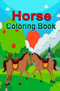 Horse Coloring Book