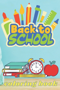 back to school coloring book