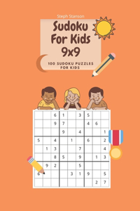Sudoku For Kids 9x9 100 Sudoku Puzzles For Kids