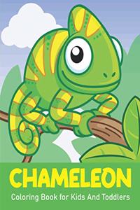 Chameleon Coloring Book for Kids And Toddlers