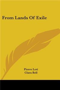 From Lands Of Exile