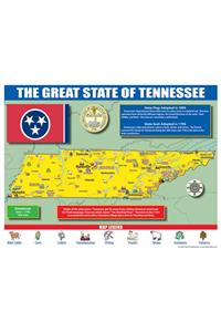 Tennessee State Map for Students - Pack of 30