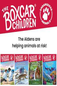 Boxcar Children Endangered Animals 4-Book Set