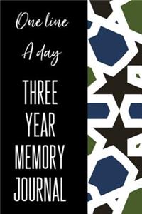 One Line A Day Three Year Memory Journal