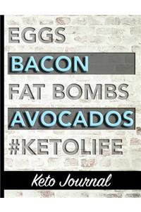 Eggs Bacon Fat Bombs Avocados #KetoLife - Keto Journal