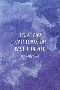 Trust and Wait For What Is Still Unseen Romans 8