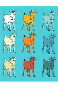 Retro Glitch Goats