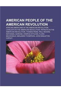 American People of the American Revolution