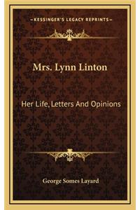 Mrs. Lynn Linton