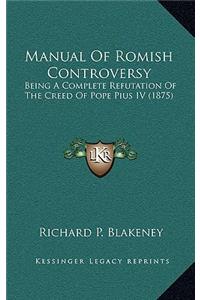 Manual of Romish Controversy