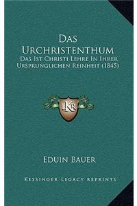 Urchristenthum