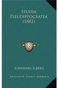 Studia Pseudippocratea (1883)