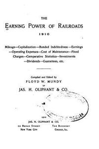 The Earning Power of Railroads