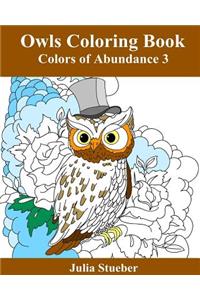 Owls Coloring Book