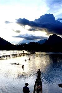 Mekong River Sunset in Laos Journal