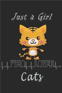 Just a girl who loves Cats journal