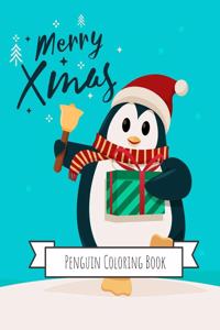 Penguins Coloring Book