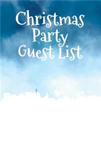 Christmas Party Guest List