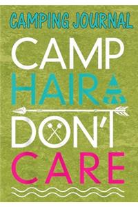 Camping Journal For Kids