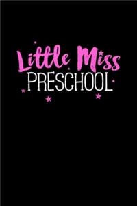 Little Miss Preschool Pink Back to School