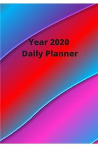 Year 2020 Fully Dated Monthly, Weekly And Daily Calender Planner