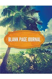 Blank Page Journal