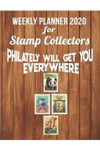 Weekly Planner 2020 for Stamp Collectors