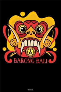 Barong Bali Notebook
