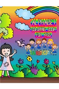Alphabet coloring book for kids