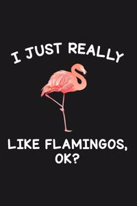 I Just Really Like Flamingos Ok