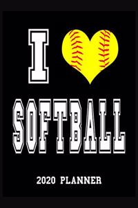 I Love Softball 2020 Planner