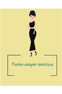 Fashion designer sketchpad