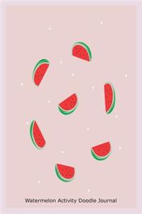 Watermelon Activity Doodle Journal