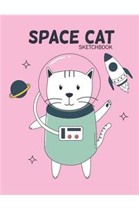 Space cat sketchbook
