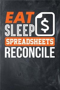 Eat Sleep Spreadsheets Reconcile
