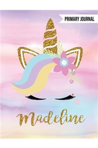 Madeline Unicorn Primary Journal