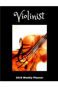 Violinist 2019 Weekly Planner