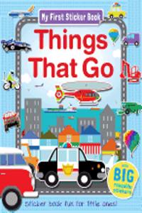 My First Sticker Book Things That Go