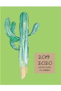 2019 2020 15 Months Cactus Succulent Gratitude Journal Daily Planner