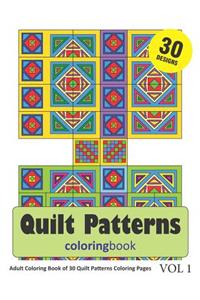 Quilt Patterns Coloring Book