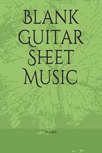 Blank Guitar Sheet Music