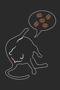 Cat with Coffee Beans